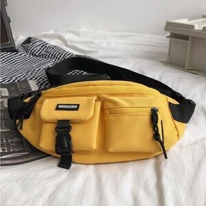 Yellow Men's Crossbody Bag